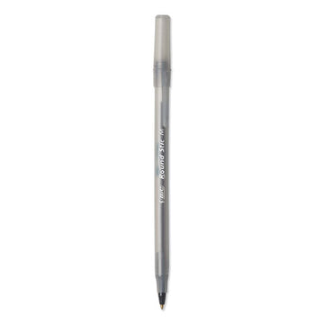 BIC® Round Stic Xtra Life Ballpoint Pen Xtra-value Pack, Stick, Medium 1 Mm, Black Ink, Black Barrel, 240-carton freeshipping - TVN Wholesale